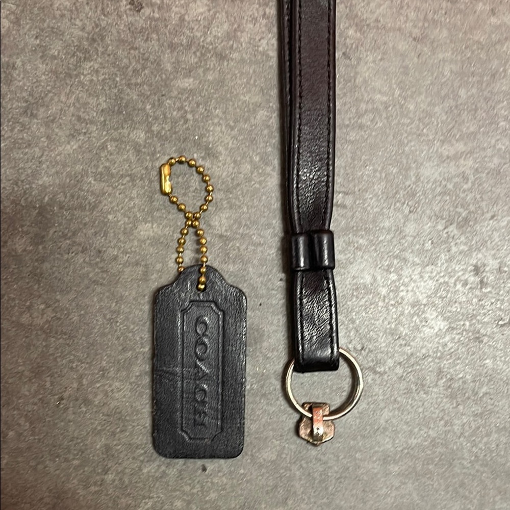 Coach Hang Tag and Zipper Pull